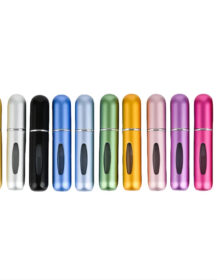 5ml 8ml Empty Mini Portable Travel Atomizer Spray Bottle Refillable Bottom Filling Aluminum Perfume Bottles