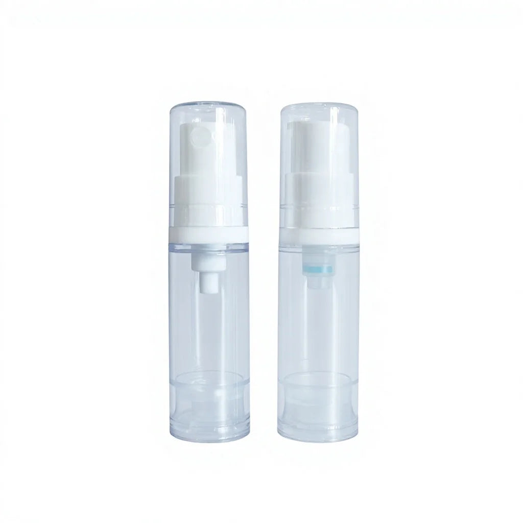 Travel Size Refillable Small Mini Airless Lotion Pump Spray Bottle for Cosmetic Lotion Perefume Packaging 5ml 10ml B8888