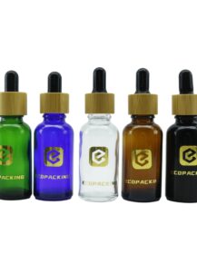 5ml 10ml 15ml 20ml 30ml 50ml 100ml Blue Green Amber Glass Cosmetic Serum Hair Oil Dropper Bottle for Essential Oil with Box B888