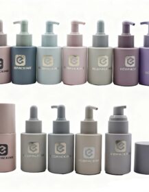 New Arrival 30ml Flat Matte Amber Glass Dropper Bottle Screen Printing Cosmetic Serum Lotion Pump Face Cream Skincare Oil Carton