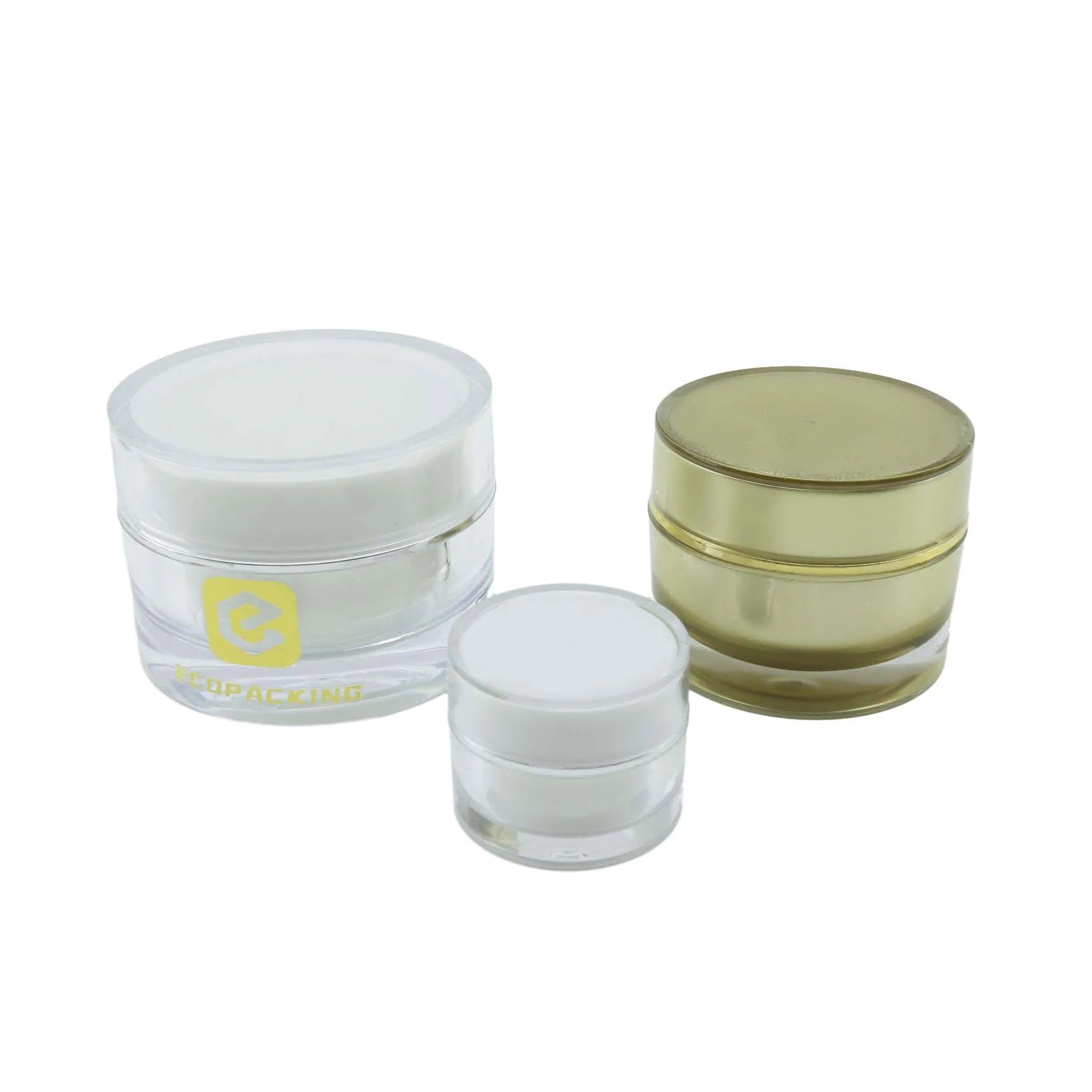 High Quality Eye Face Cream Jar 15g 20g 30g 50g Acrylic Cosmetic Jar with Lid M888 - 图片 5