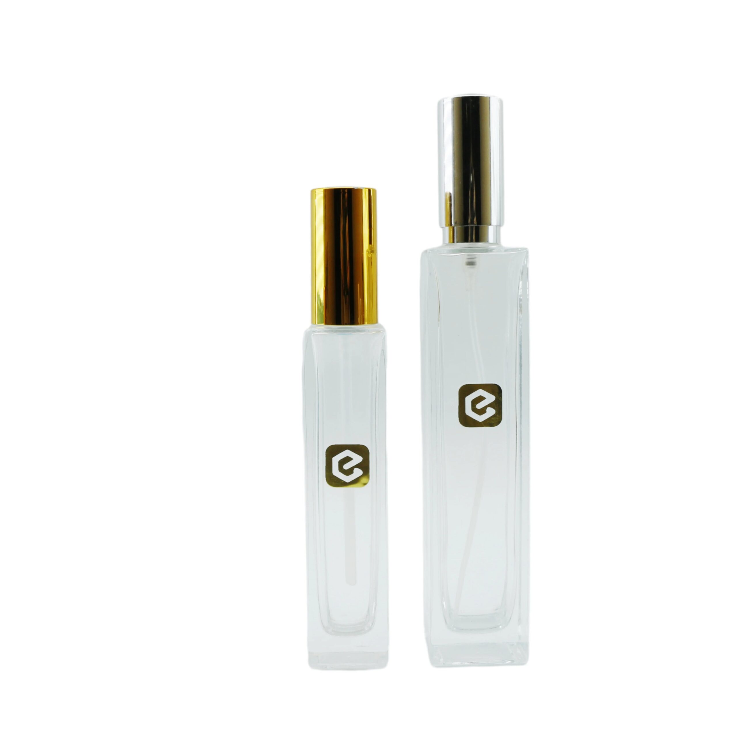Custom Label Logo Thick Round Clear 30ml Perfume Spray Luxury Empty Glaswoodented Parfum Bottle 50ml 100ml with Box Cosmetic