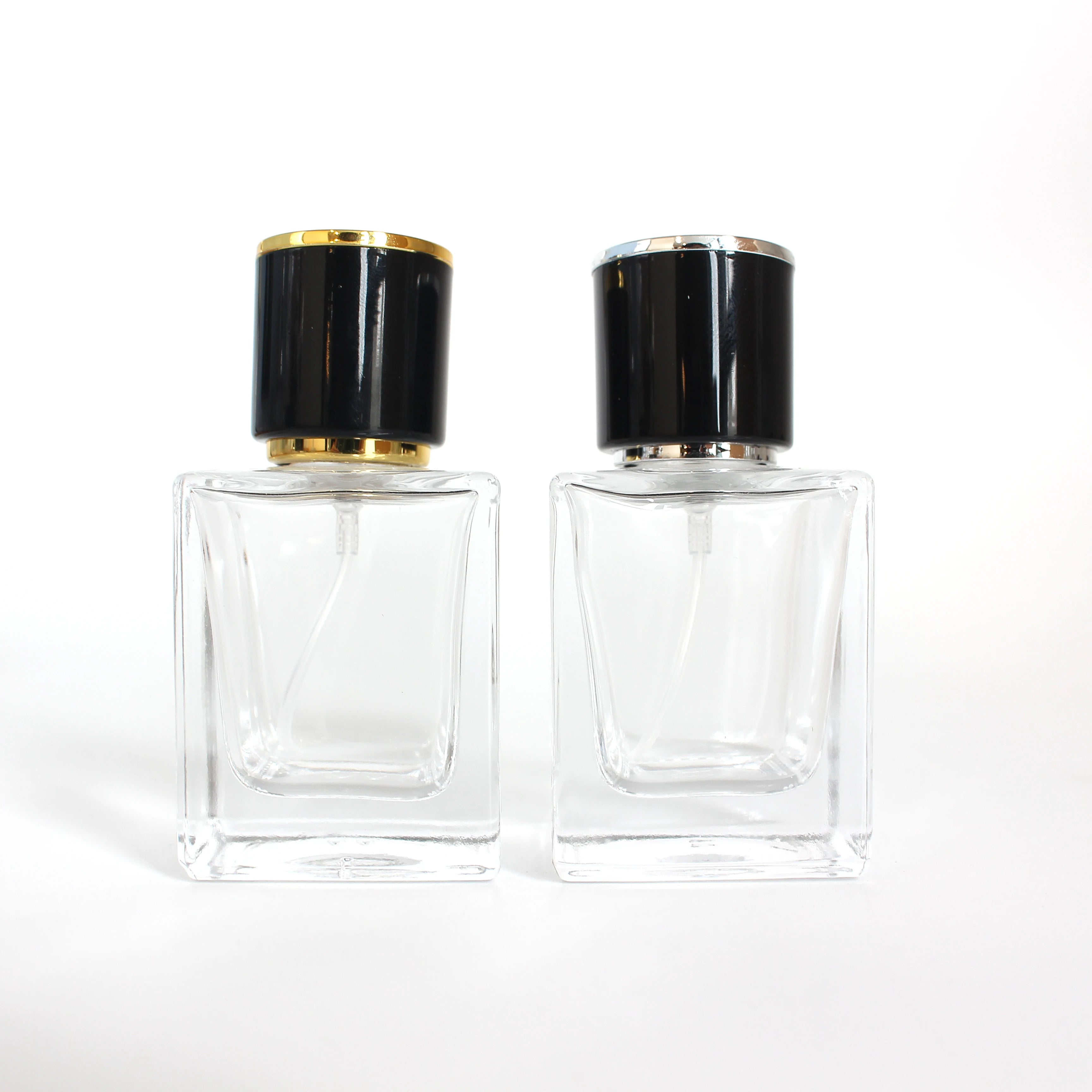 Premium Unique Empty square Perfume Bottles with Gold Mist Sprayer for Body Perfume 30ml 1oz Luxury - 图片 5