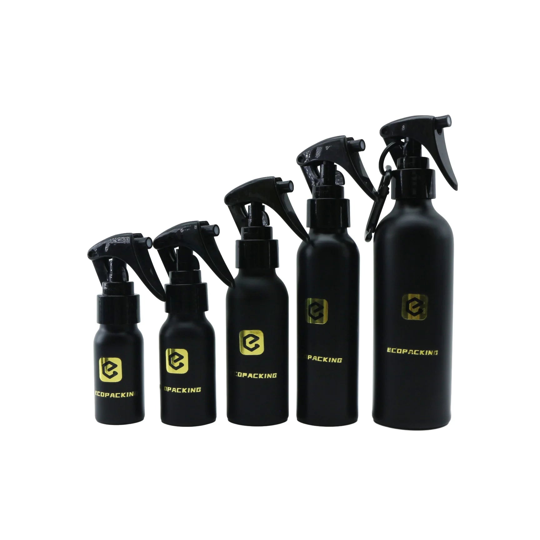30ml 50ml 100ml 120ml 150ml 250ml 500ml 1000ml Aluminum Shampoo Bottle Trigger Spray Aluminum Black Spray Bottles F888 - 图片 4