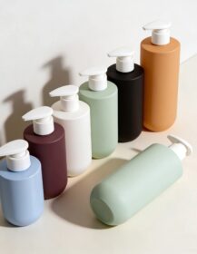 HDPE Plastic Refillable Pump Bottles 500ml/350ml/250ml Industrial Use for Shower Gel Shampoo Lotion & Face Cream Containers