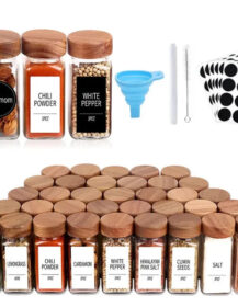 Shaker 120ml Seasoning Jar Glass Kitchen Salt Pepper Containers Seasoning Spice Shaker Bottle
