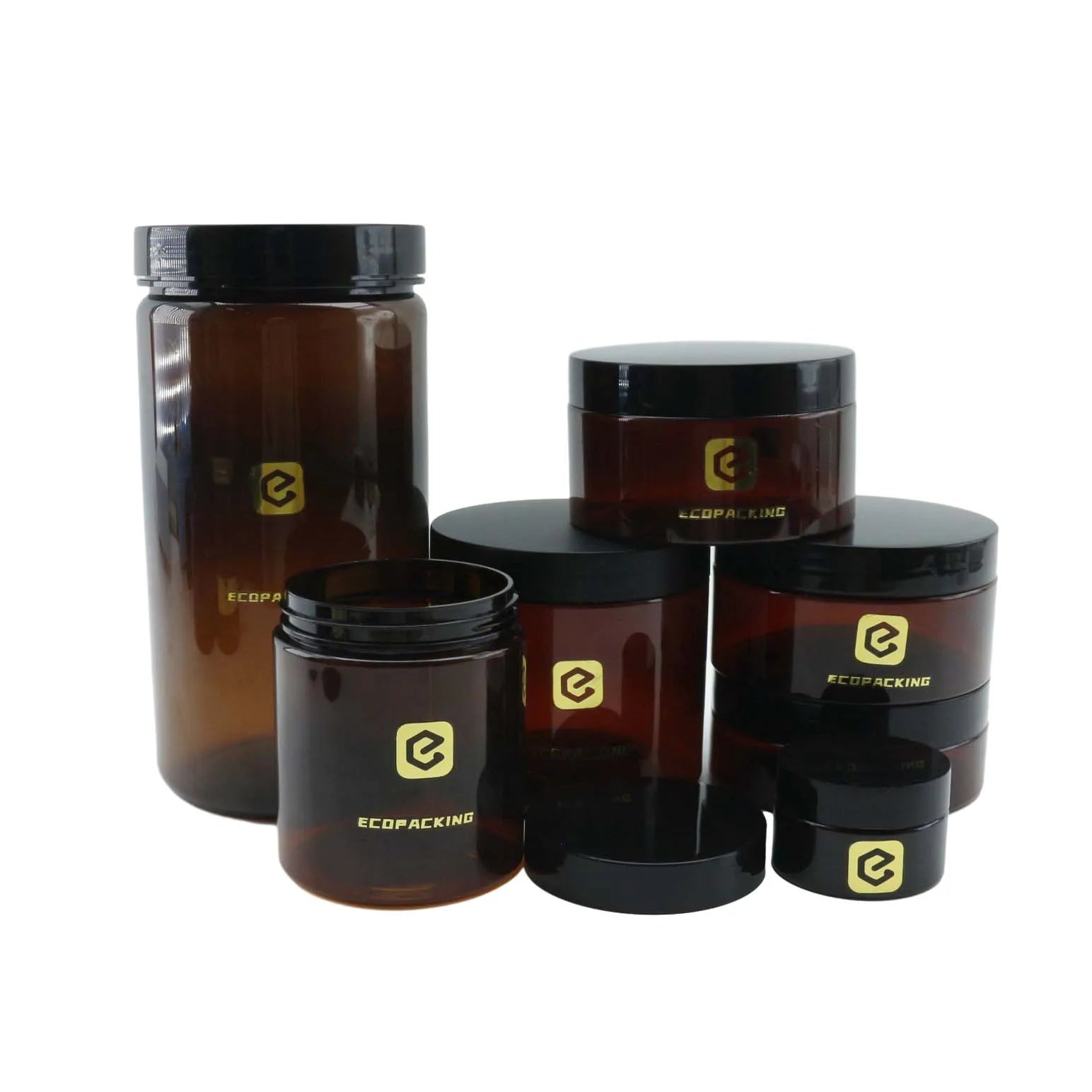Wholesale Cream Jar 30g 50g 100g 150g 200g 300g 500g 1000g clear Frosted Plastic Jars PET Jar Face Cream Container - 图片 8