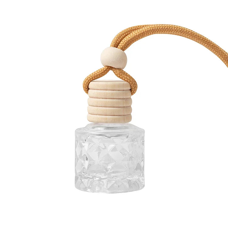 Empty air Freshener Hanging Glass Car Perfume Bottle Diffuser Bottle - 图片 4