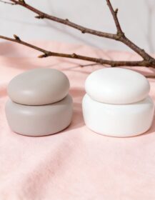 High End Luxury Empty Glass Jar Container with Lid for Cosmetic Cream Body Butter Lip Balm Scrub 30ml 50ml 30g 50g