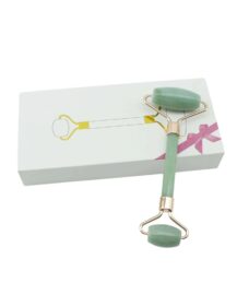 Custom Jade Eye Roller Serum Massager Stone Wholesale Natural Anti Aging Jade Face Massage Roller Gua Sha Set