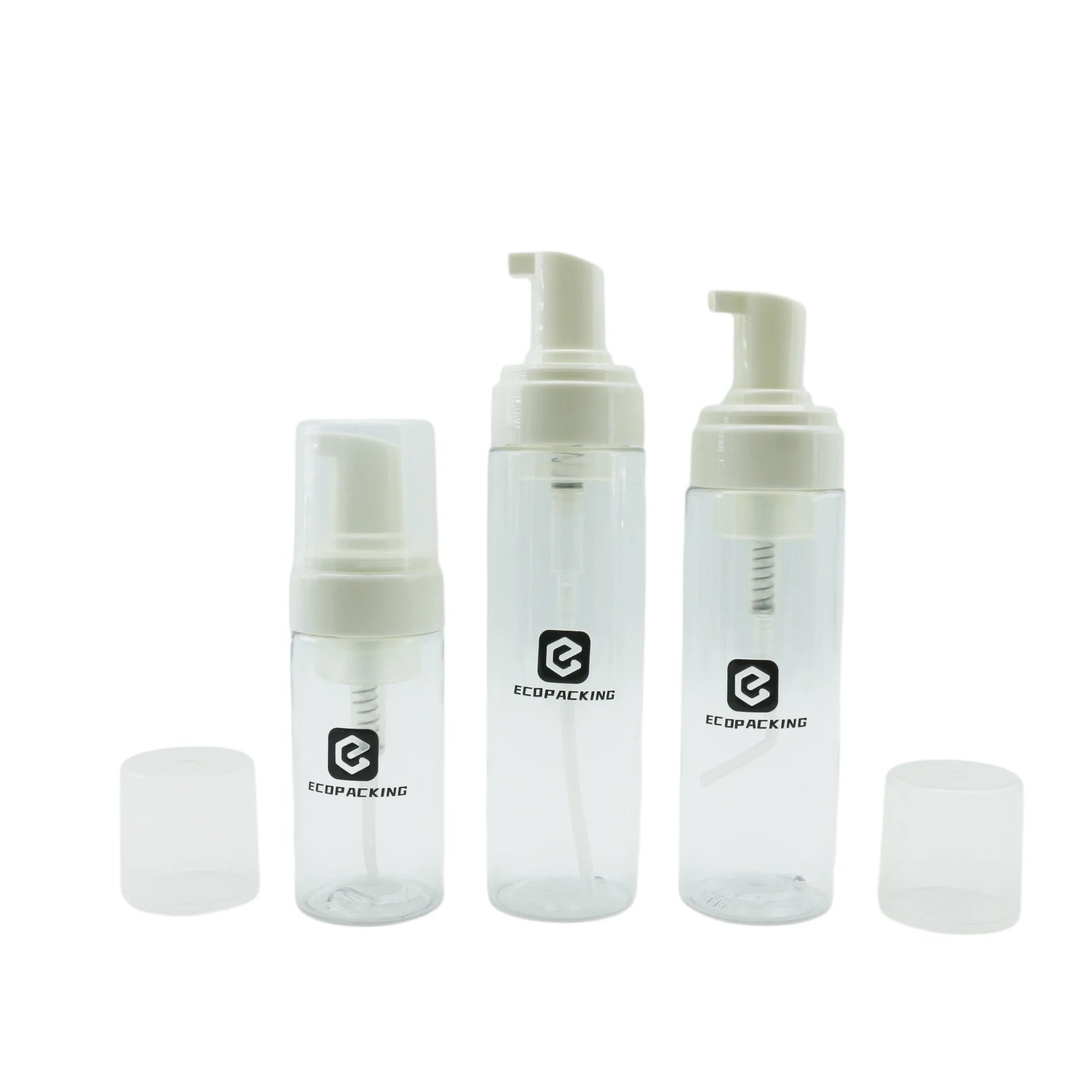 100 ML 120ml 150ml 180ml 200ml 250Ml 3oz 4oz 5oz 6oz 7oz 8oz 10oz Pet Plastic Pump Bottle Pet Foam Bottle Set With Pump Head - 图片 7