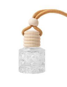 Mini Car Perfume Hanging Pendant Empty Glass Bottle Diffuser for air Freshener Conditioner 5ml 6ml 8ml 10ml
