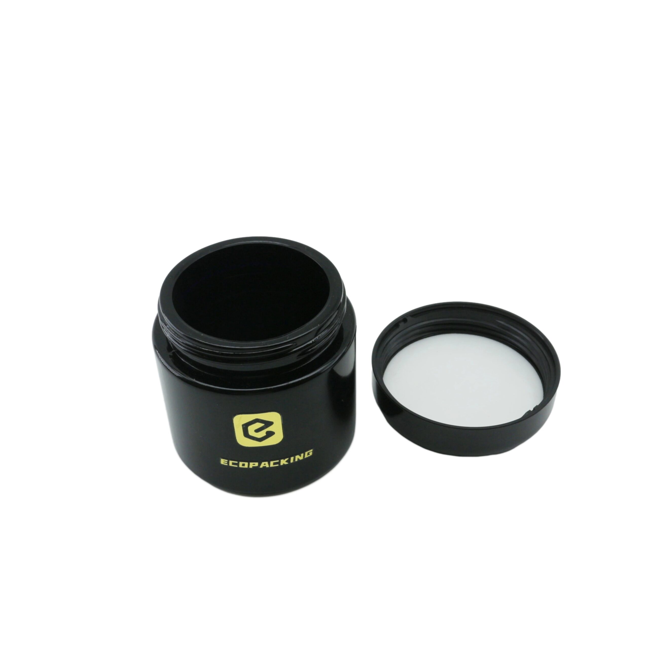Uv Glass Violet Glass Jars 100 Gram Cosmetic Cream Jars Black Glass Container 100 ml Jar for Cream - 图片 6