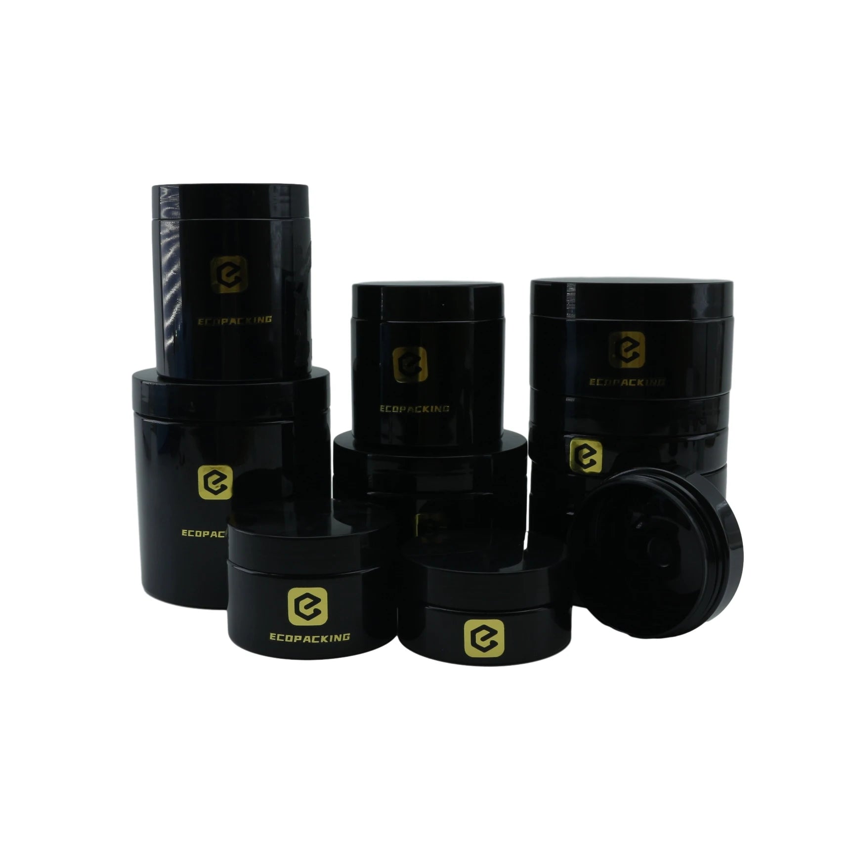 Wide Mouth 50ml 100ml 120ml 150ml 200ml 250ml 500ml Hair Care Product Plastic Cosmetic Jar Containers with Lids for Pomade F888