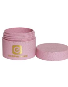 Luxury 10g 20g 30g 50g 100g 150g 200g 250g pink Wheat Straw Cream Jar Container