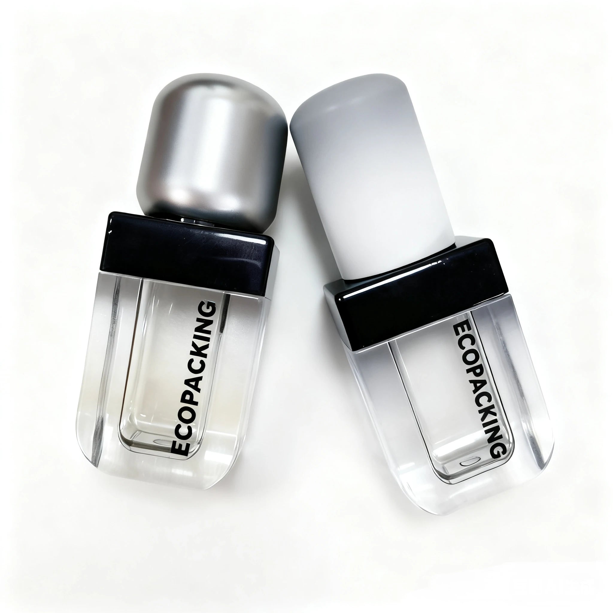 Wholesale Glass Lip Oil Bottle Customized Makeup Packaging 5ml 6ml Lip Cream Lip Oil Liptint Lip Gloss Face Cream Mascara