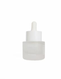 Frosted clear 15ml 1/2oz Essential Oil Lotion Cream Dropper Glass Cosmetic Bottle for Skin Care