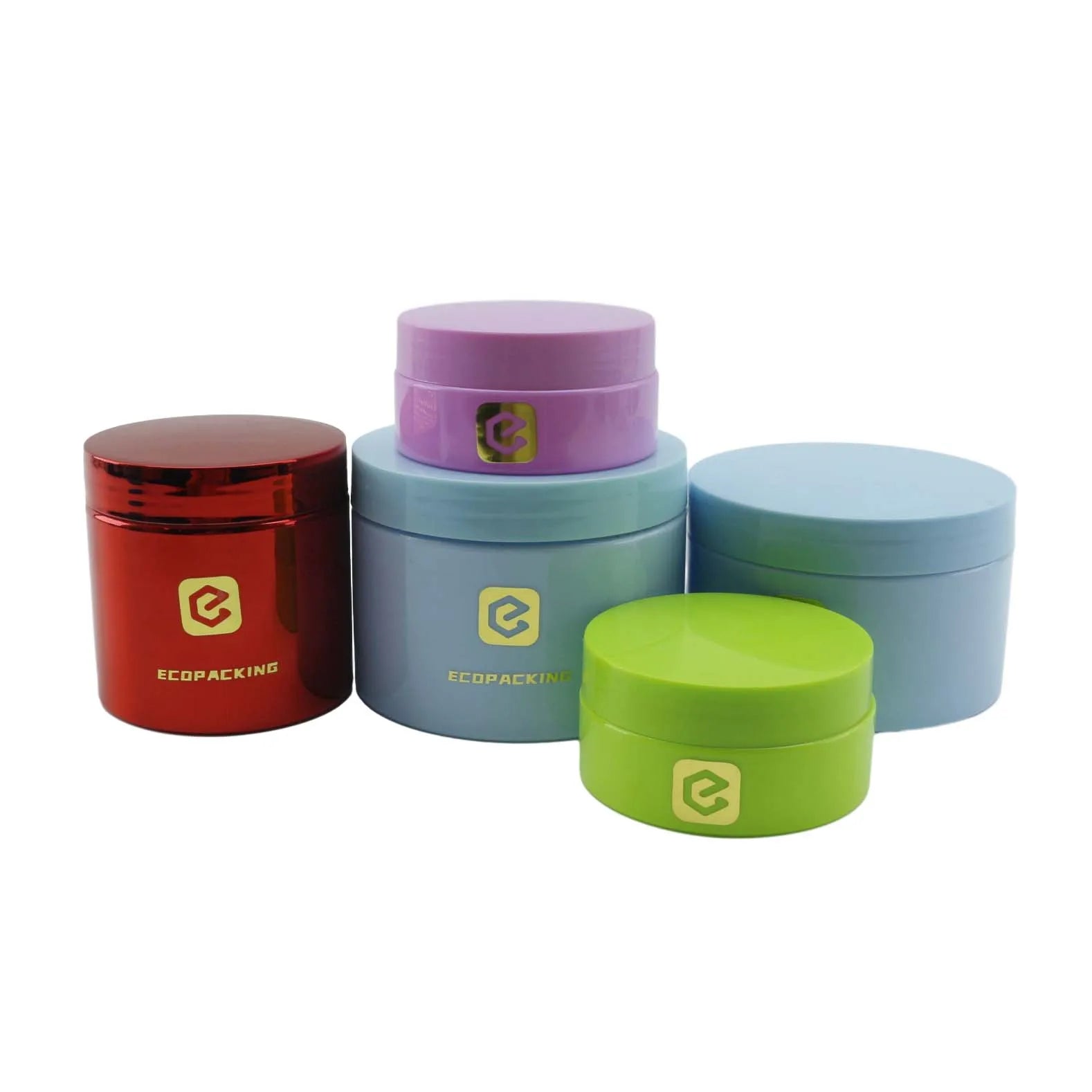 Wholesale Cream Jar 30g 50g 100g 150g 200g 300g 500g 1000g clear Frosted Plastic Jars PET Jar Face Cream Container - 图片 11