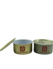 100ml Sardin Fish Tin Can Tuna Canned for Food Packing with Ring Pull Inventoty
