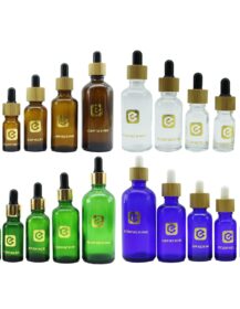 Glass Cosmetic Oil Bottle with Dropper for Skin Care Essenece 5ml 10ml 15ml 20ml 30ml 50ml 100ml in Stock