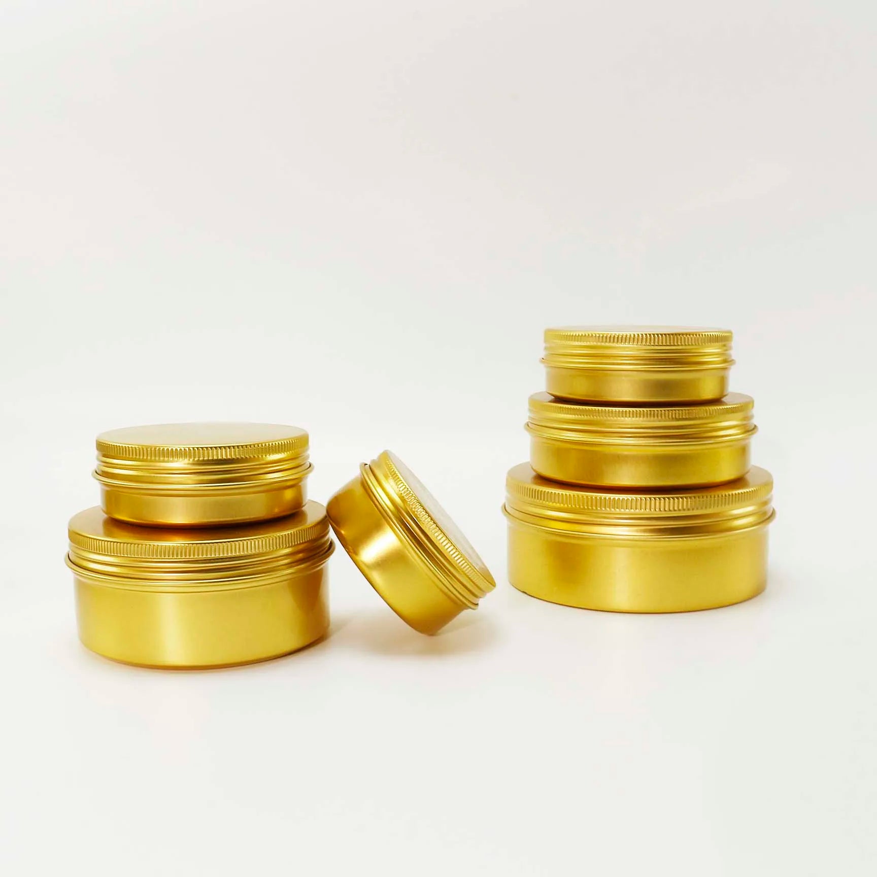 Wholesale Metal Box Can Lip Balm Tins for Candles Cosmetic Container Aluminium Jar - 图片 2