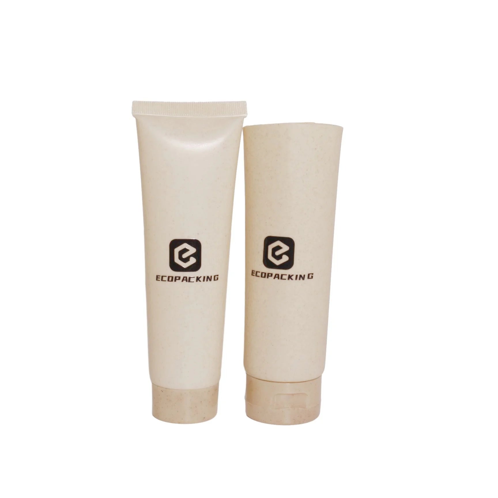 Wholesale Custom 10ml~300ml Sugarcane Wheat Straw Shampoo Natural Biodegradable Cosmetic Tubes for Hand Cream Lotion