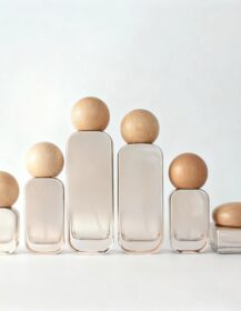 Wholesale Bamboo Lid Lotion Pump Bottle 20ml 30ml 50ml 100ml 120ml Luxury 30g 50g Square Glass Face Cream Jar C888