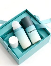 Custom 30ml 50ml Glass Roll on Bottle Refillable Essential Oil Perfume Container with Roller Ball OEM Packaging