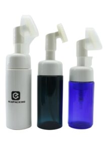 Empty Hand Liquid Soap Foam Pump Bottle With Brush 150ml Foaming Pump Bottle
