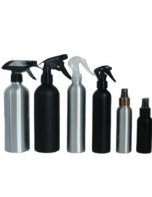 Food Grade Cosmetic Metal Shampoo & Soap Bottle Aluminum with Pump Spray for Skin Care Body Lotion & Scrub for Perfume Use