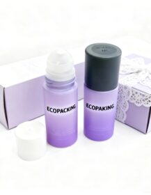 50ml Empty Glass Deodorant Roll on Bottles With Roller Ball Empty Roll on Containers Perfume Bottle and Custom Packaging