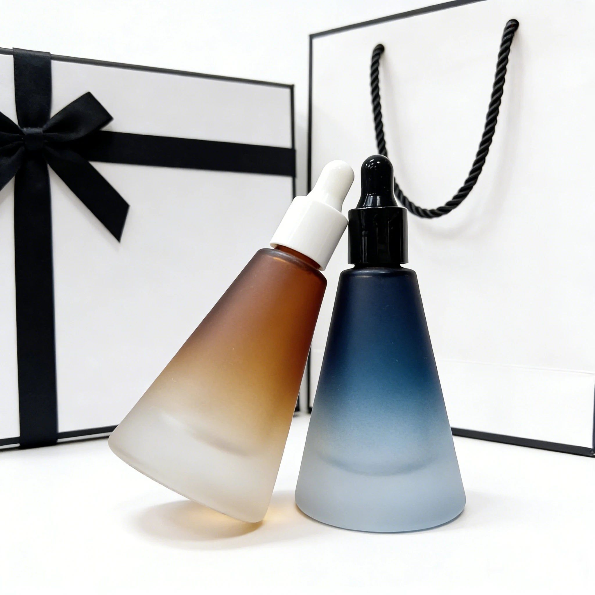 Wholesale 15ml Essential Oil Glass Bottle Empty Brown Frosted Glass Bottle with Dropper Lid for Cosmetic Packaging - 图片 2