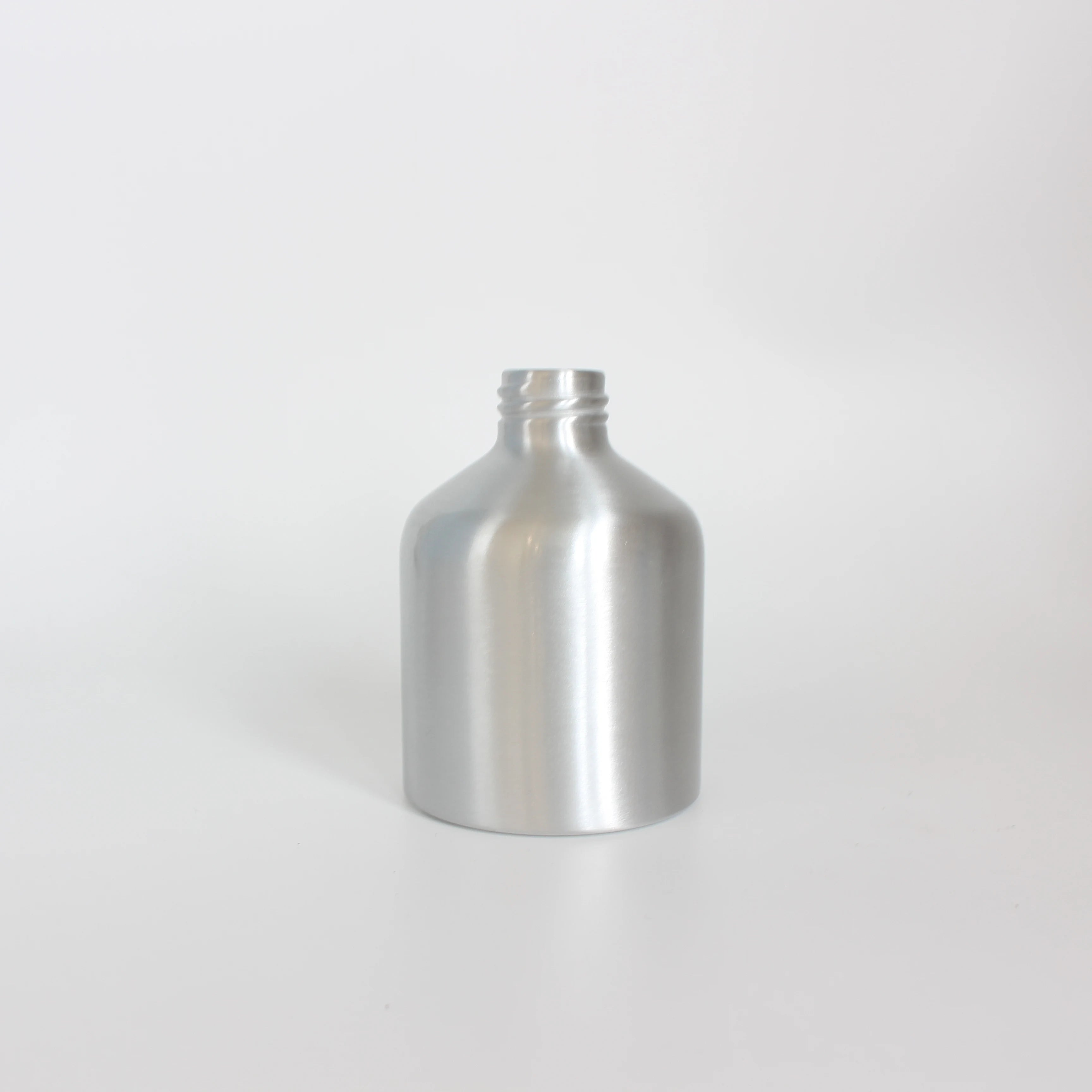 Cosmetic Metal Round Empty Aluminum Bottle with Lotion Pump for Skin Care Hair Care Shampoo Packaging - 图片 6