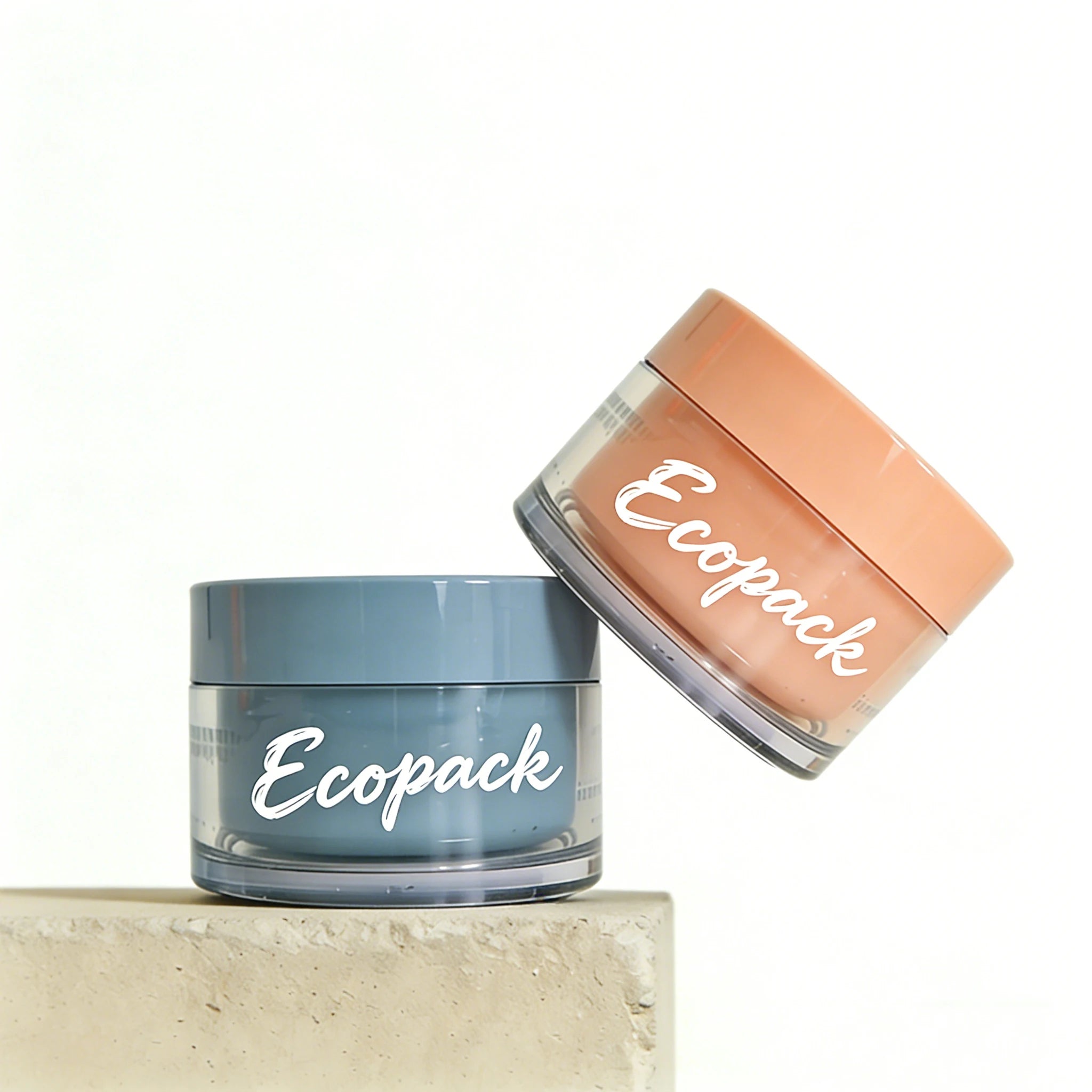 Custom Color & Printing Double-Layer Acrylic Cosmetic Cream Jar for Luxury Skincare Packaging - 图片 12