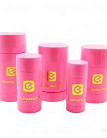 High Quality 15ml 30ml 50ml 75ml Plastic Deodorant Stick Bottle Twist up Deodorant Stick Container