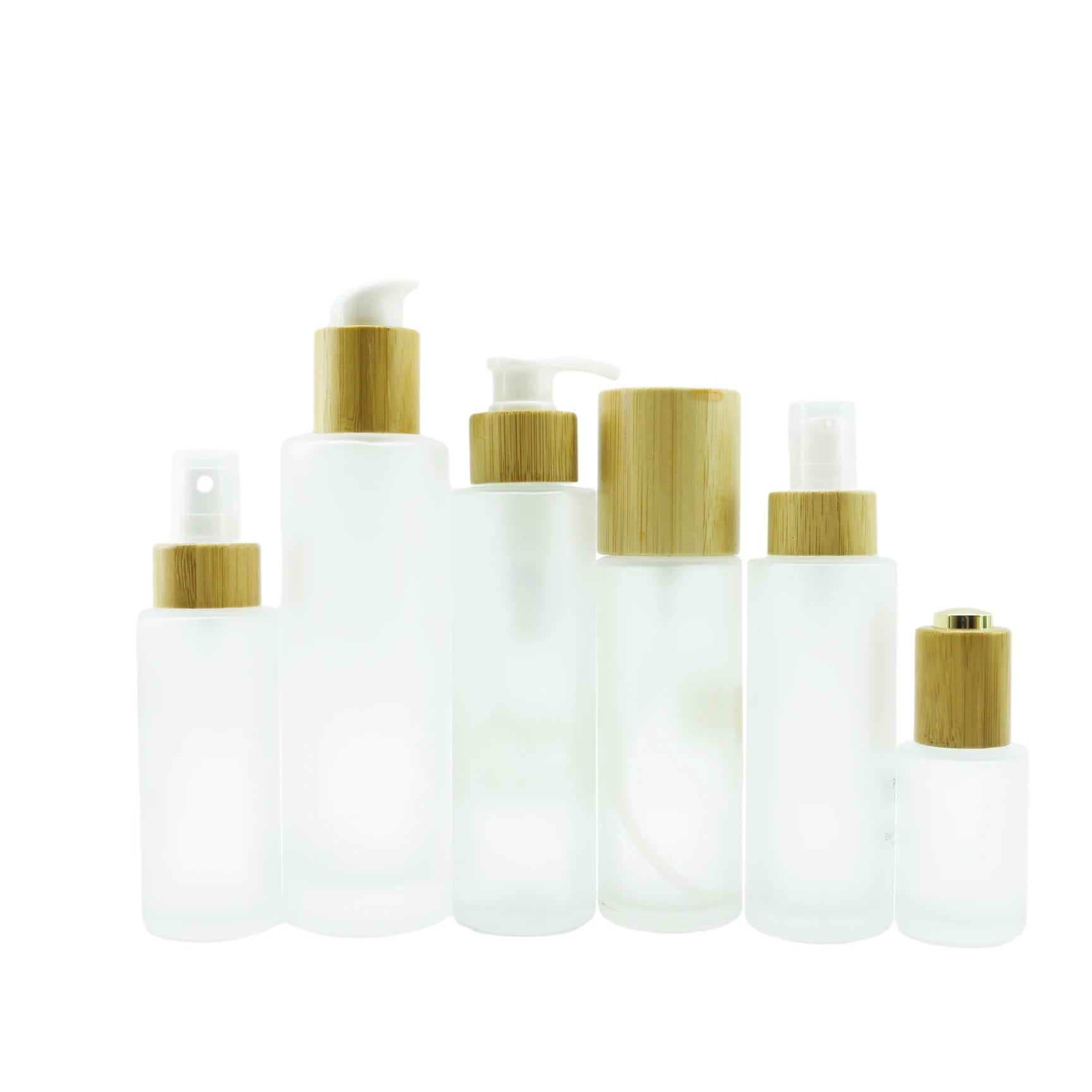 30ml 50ml 100ml 150ml Frosted Black Bamboo Cosmetic Packaging Glass Oil Dropper Bottle for Hair Essential Oil Skin Care BBB888 - 图片 3