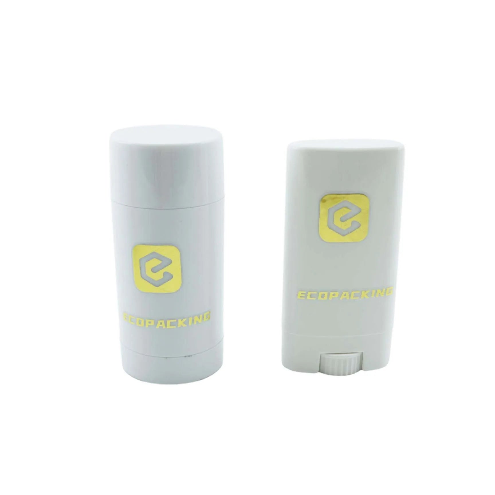 15g 40g 50g Oval Stick Packaging Gel Cream Biodegradable Refillable Deodorant Container - 图片 3