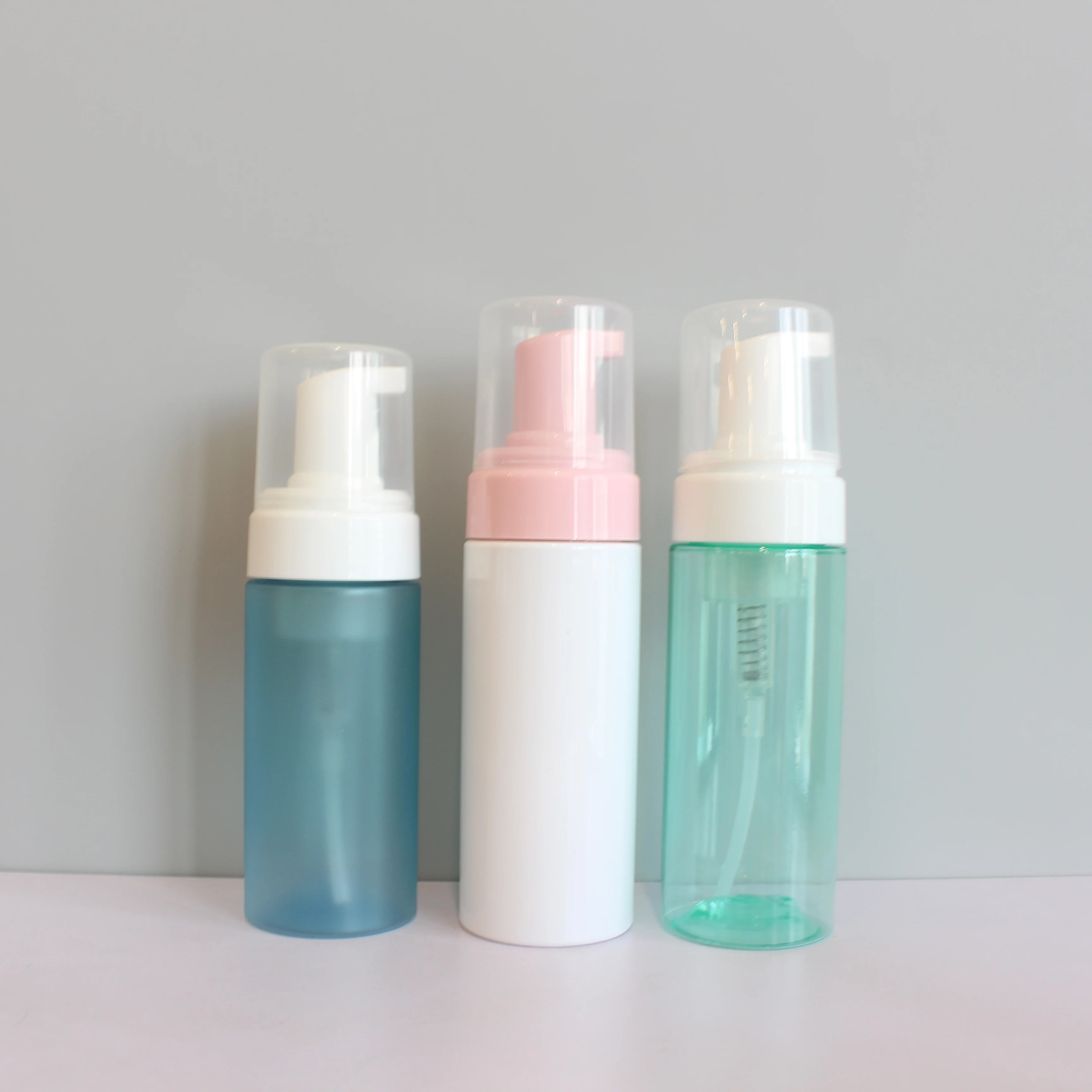 30ml 50ml 60ml 100ml 120ml 150ml 200ml 250ml clear White Stock Empty Foaming Dispenser Pump Bottle Mousse Hand Soap Bottle B8888 - 图片 4