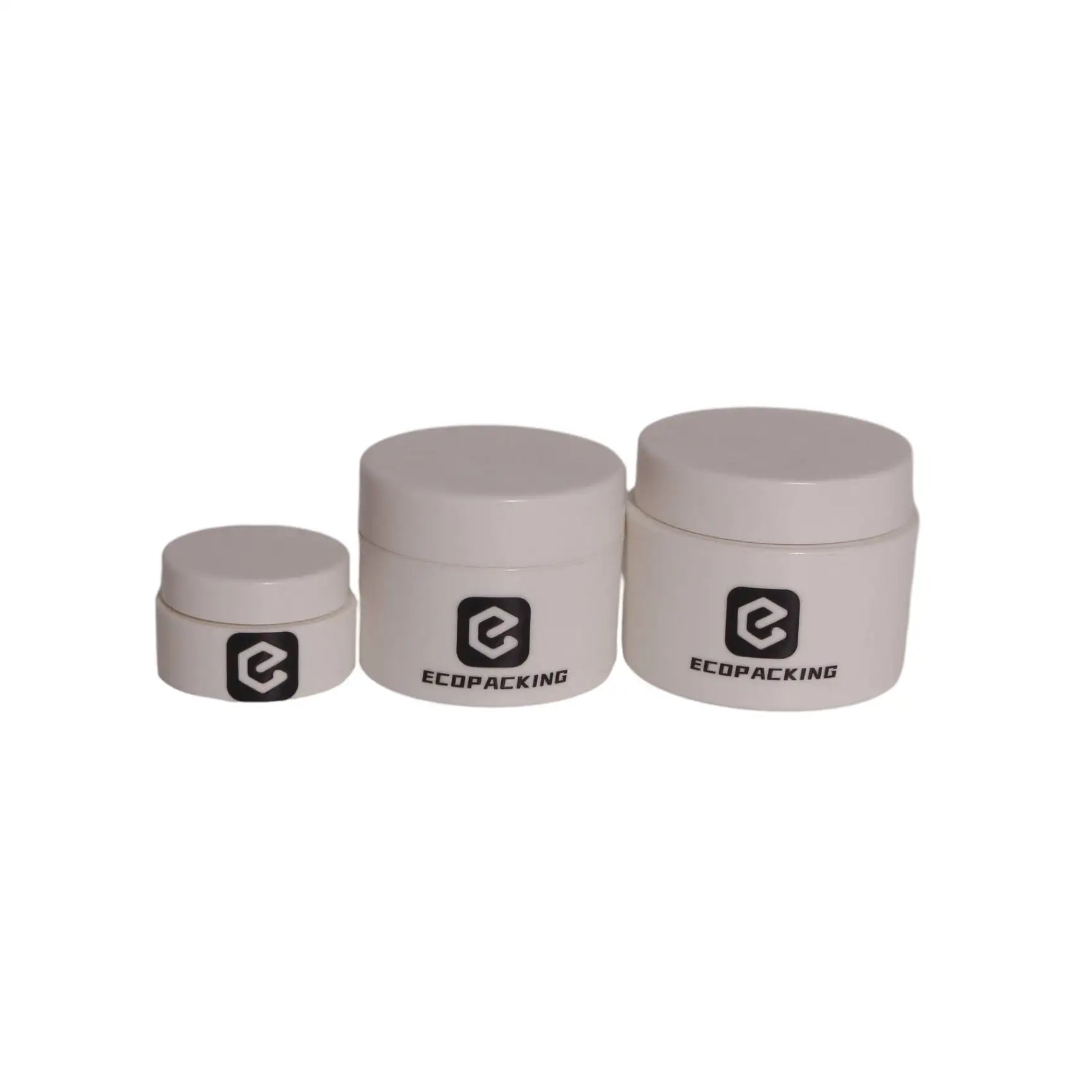 Eco Friendly Biodegradable Wheat Straw Cream Jar Empty Plastic Cosmetic Jar 30ml 50ml 100ml 250ml