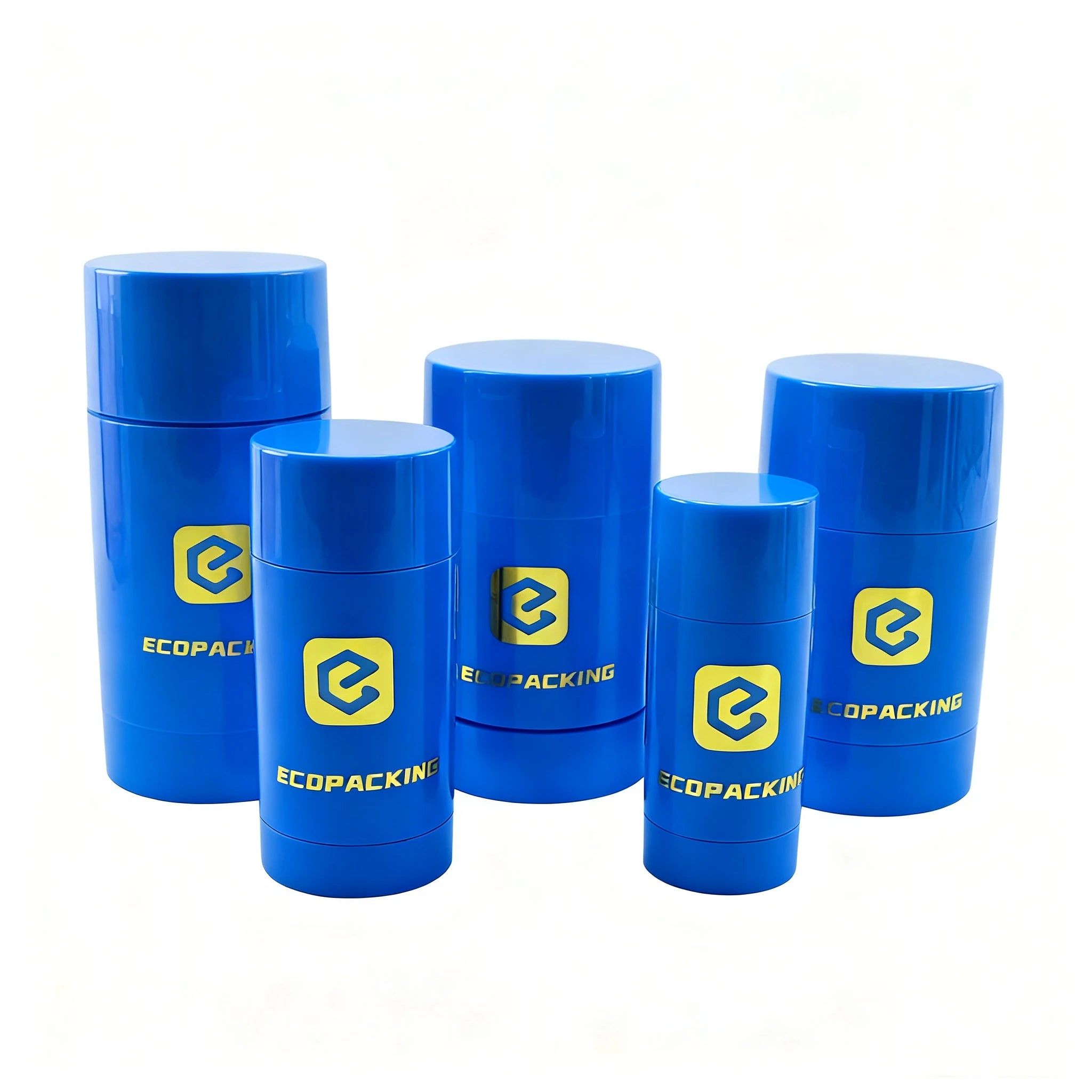 15G 30G 50G 75G Round Black Blue Red Empty Container Roll on Deodorant Bottle Balm Body Refill Deodorant Stick Bottle - 图片 2
