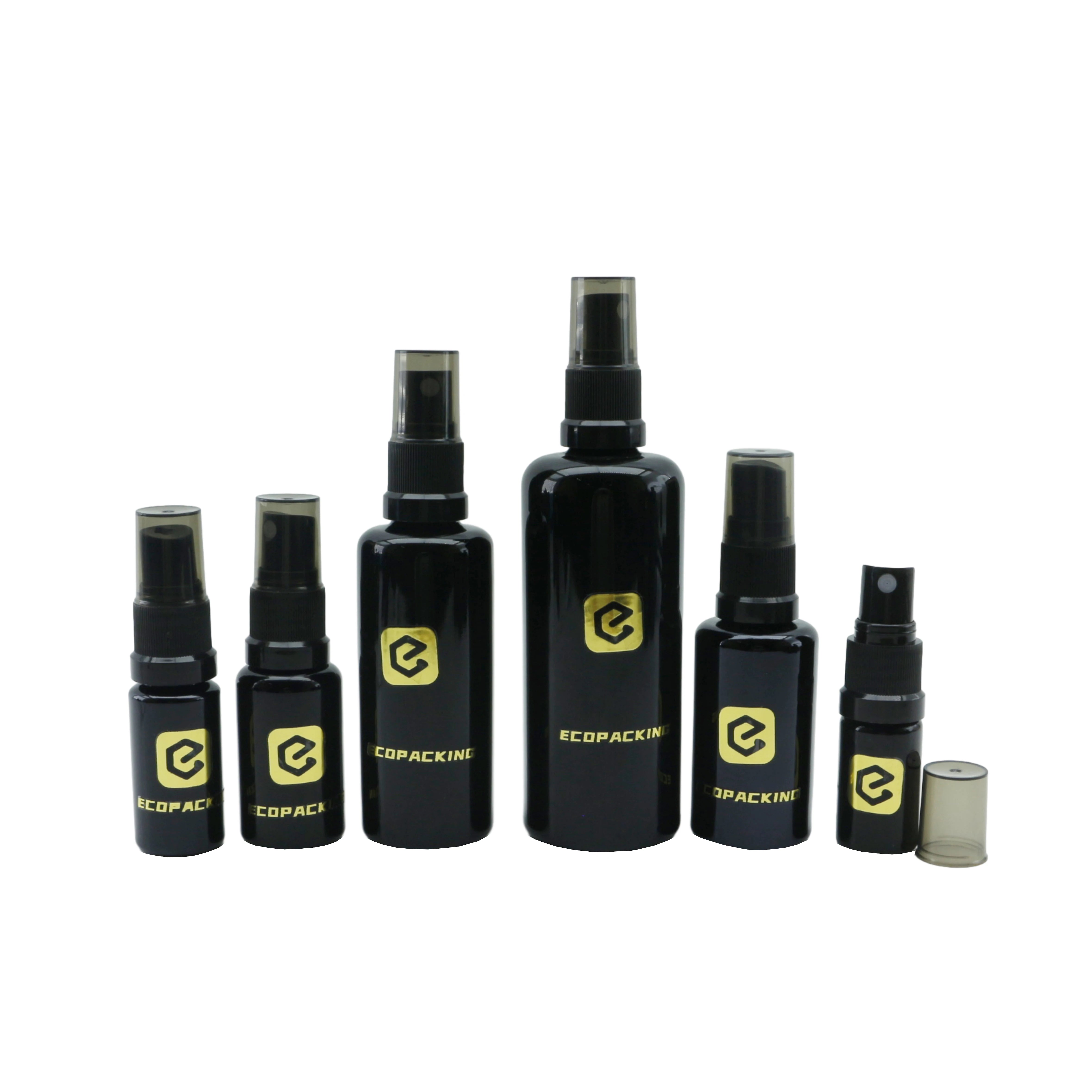 Wholesale 5ml 10ml 15ml 20ml 30ml 50ml 100ml 200ml Dark Violet Uv Black Glass Perfume Bottles - 图片 3