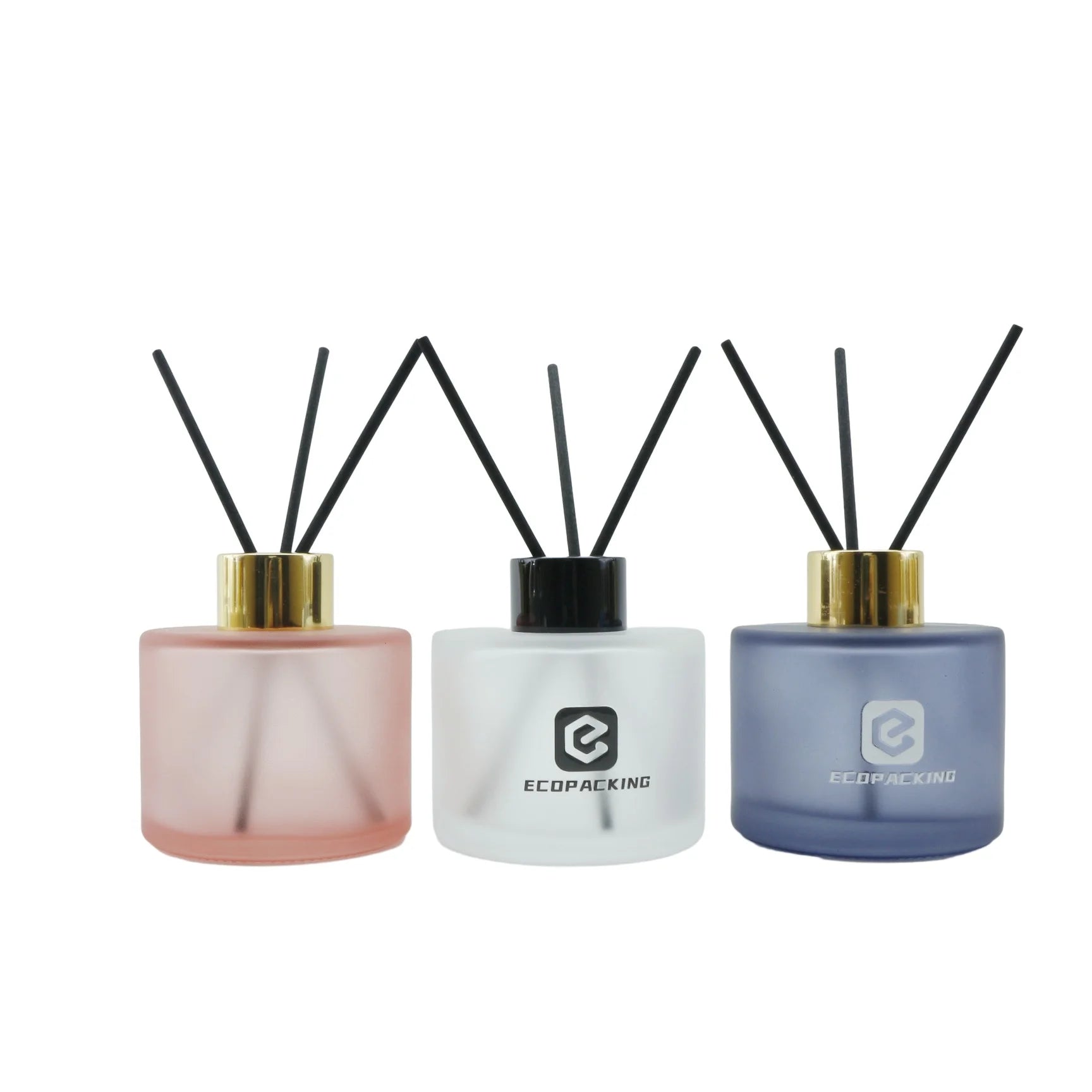 Factory Custom Essential Oil Perfume Aromatherapy Glass Bottle 100ml Round Amber Reed Diffuser Bottle Aroma - 图片 6