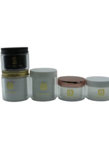 Empty Cosmetic Body Scrub Jar Facial Cream Container Pet Clear 30ml 50ml 100ml 4oz 8oz Plastic Double Wall Plastic Jar with Lid