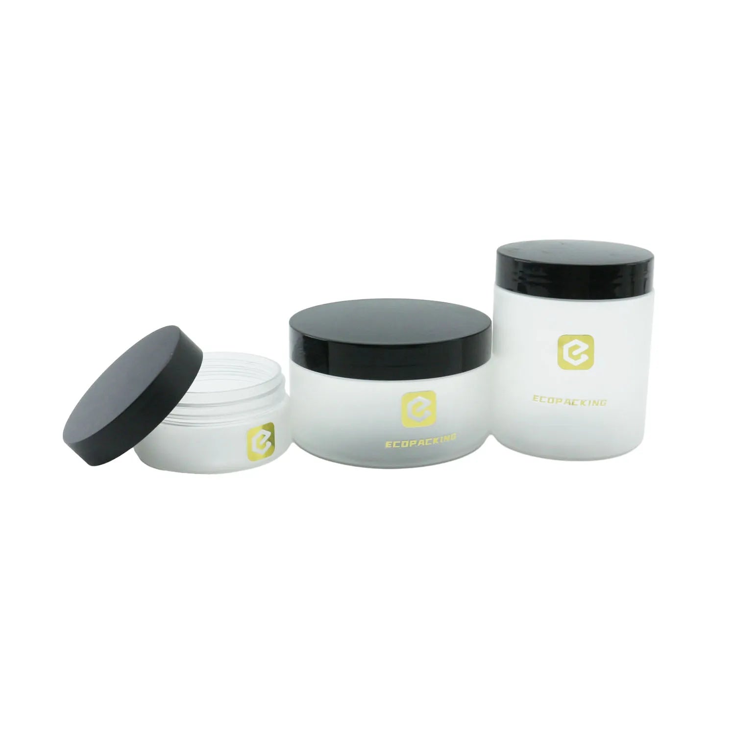 Wholesale Cream Jar 30g 50g 100g 150g 200g 300g 500g 1000g clear Frosted Plastic Jars PET Jar Face Cream Container - 图片 3