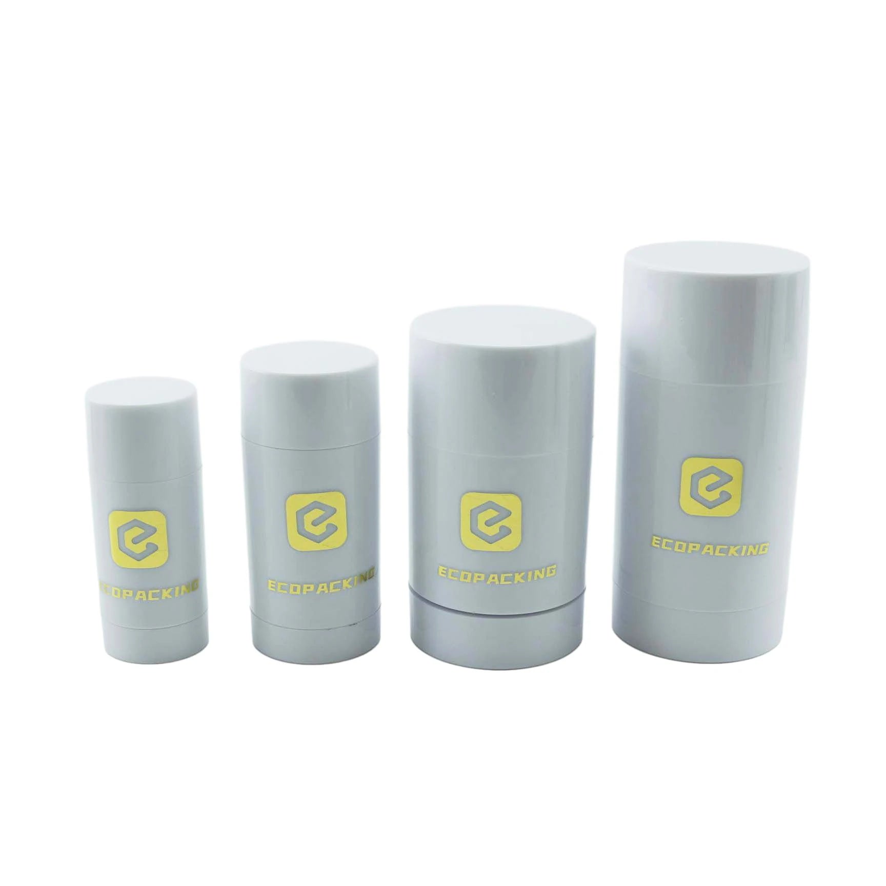15ml 30ml 50ml 75ml Round AS Plastic Empty Twist up Deodorant Tube Solid Perfume Stick Balm Container - 图片 8