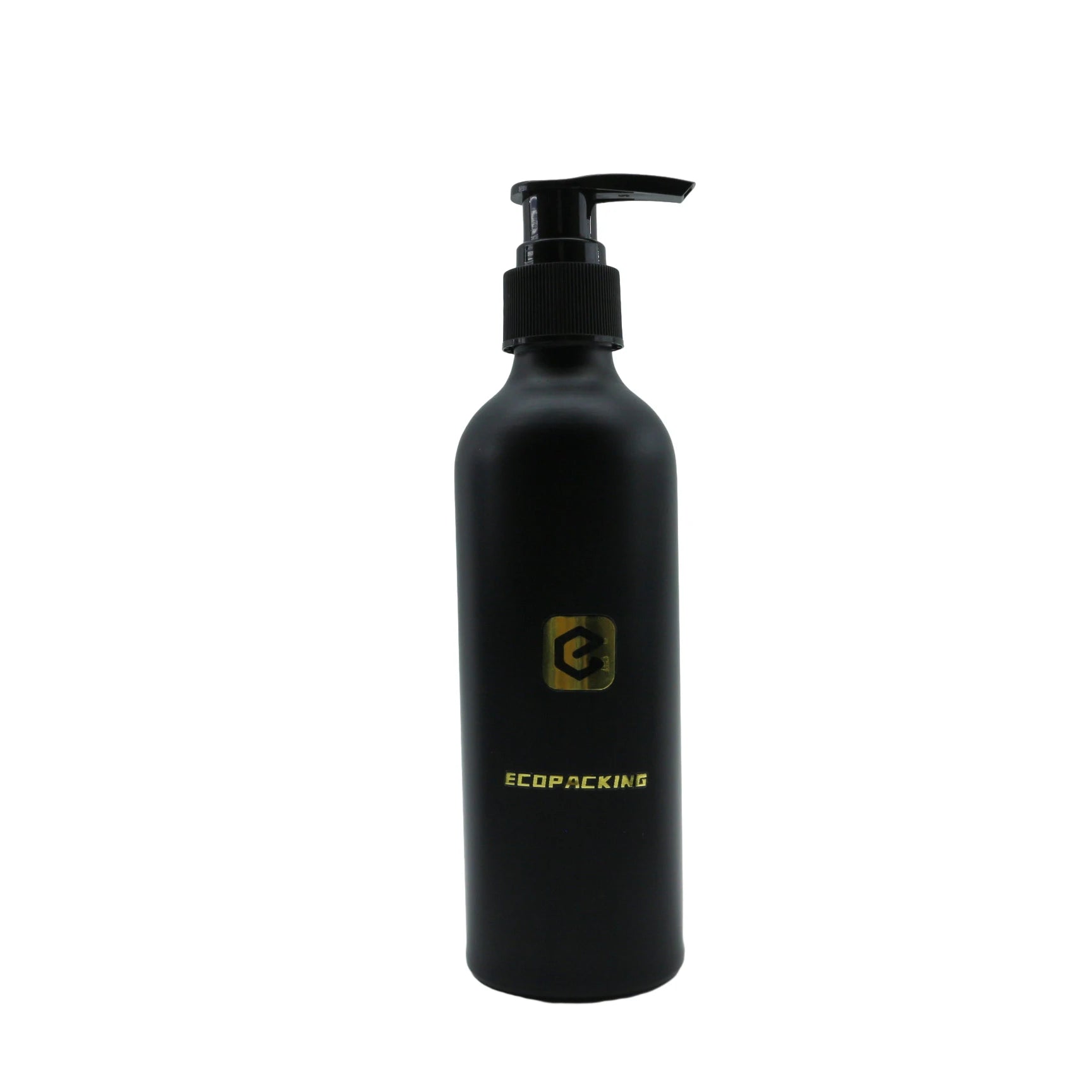 Matte Black Metal Cosmetic Shampoo Aluminum Lotion Pump Bottle 100ml 150ml 250ml 300ml 500ml - 图片 6