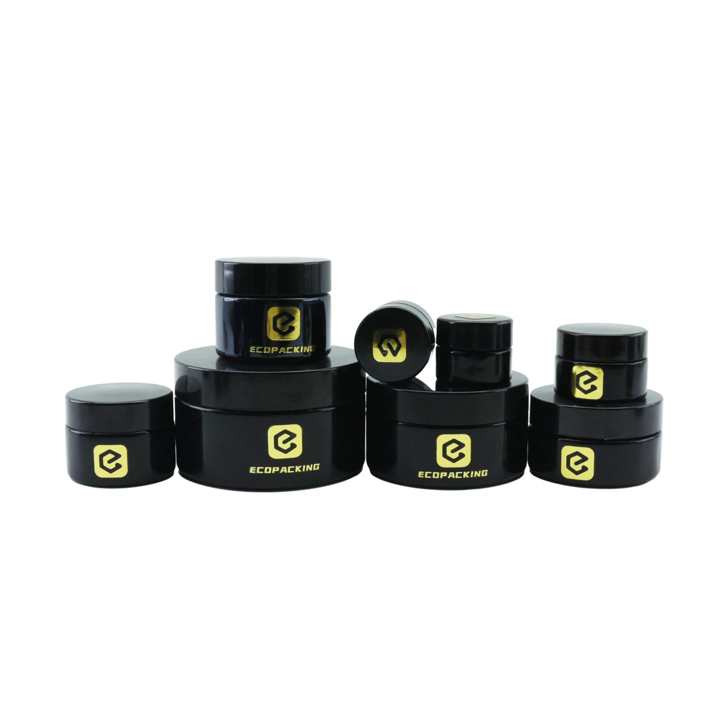 In Stock Black Uv 5ml 5g Small Concentrate Glass Jar - 图片 2
