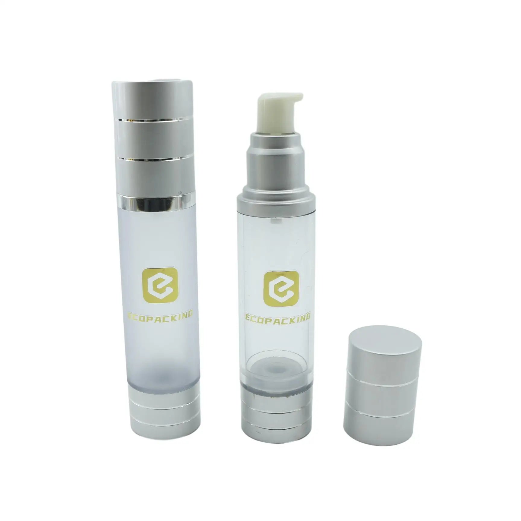 Empty Airless Serum Bottle Pump Sprayer 15ml 30ml 50ml 80ml 100ml Cosmetic Skin Care Face Cream Skincare - 图片 6