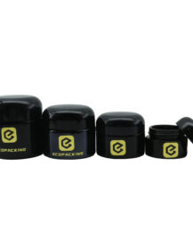 Wholesale Uv Cream Jar 5g 15g 30g 50g 100g 250g 500g 1000g Dark Violet Uv Black Glass Jar