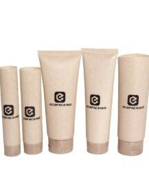 Lip Balm Hand Cream Facial Cleanser Wheat Straw Custom Plastic Soft Tube Packaging 15g 20g 30g 50g 100g 120g